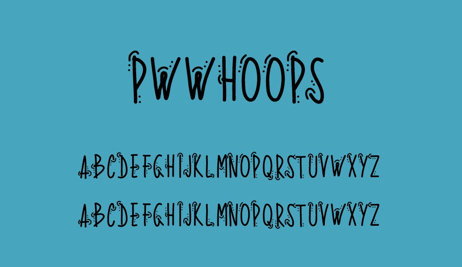 PWWhoops font