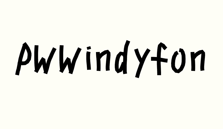 PWWindyfont font big