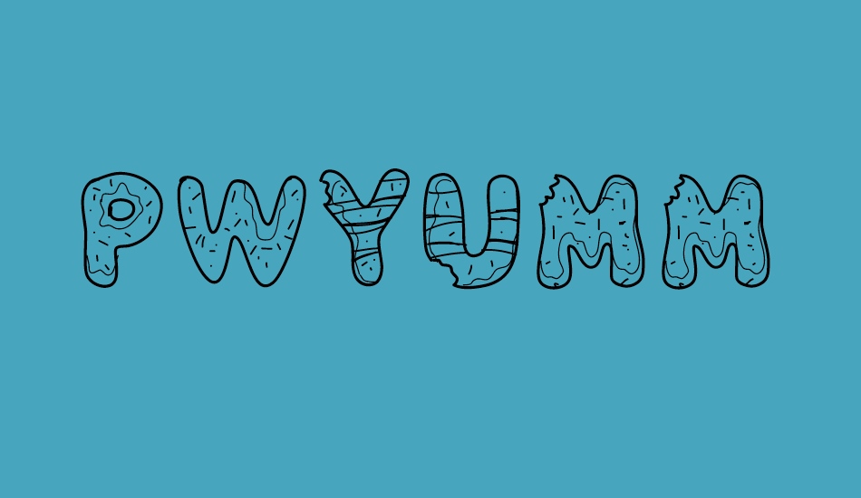 PWYummyDonuts font big