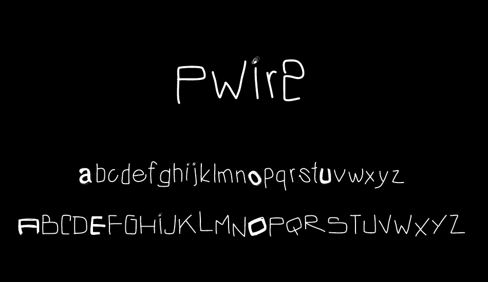 PWIrregular2 font