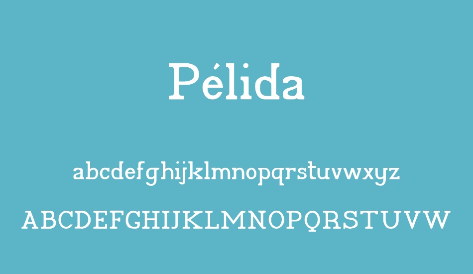 Pélida font