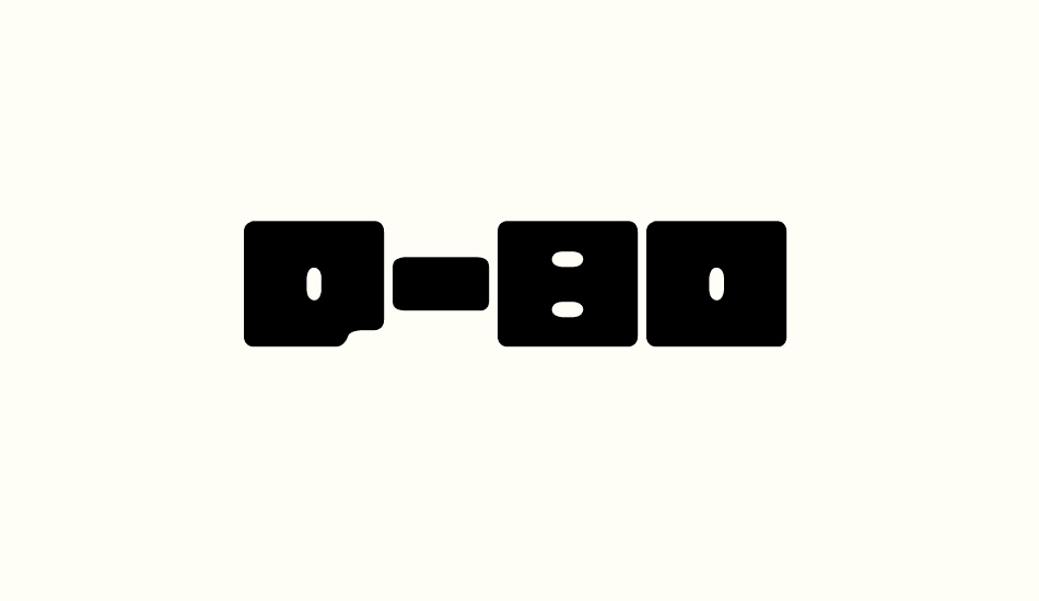 Q-bo font big