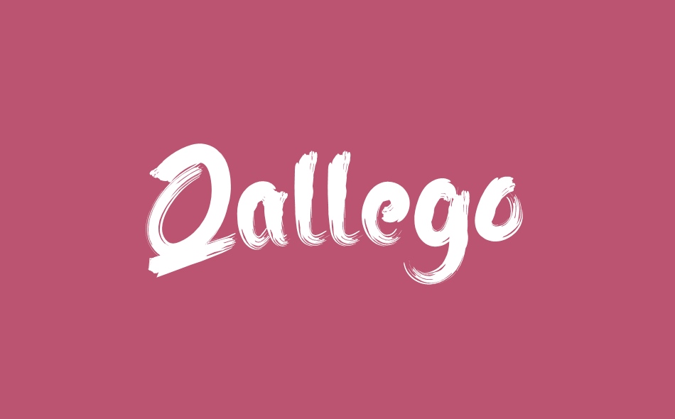 Qallego font big