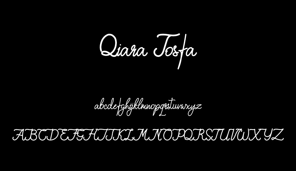 Qiara Tosfa font