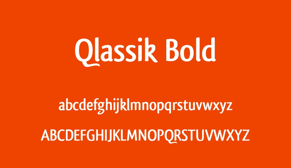 Qlassik Medium Helvetica Neue Bold CondensedQ