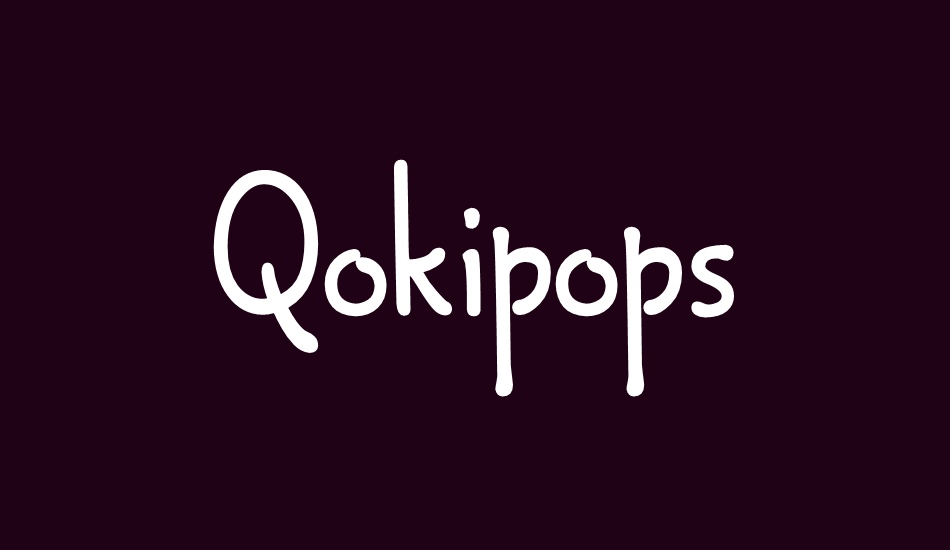 Qokipops font big