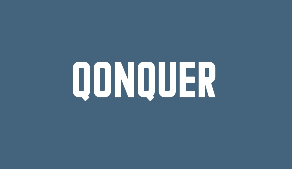 Qonquer font big