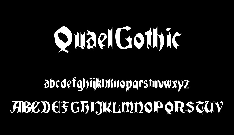 QuaelGothic font