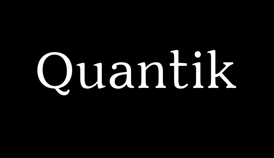 Quantik font big