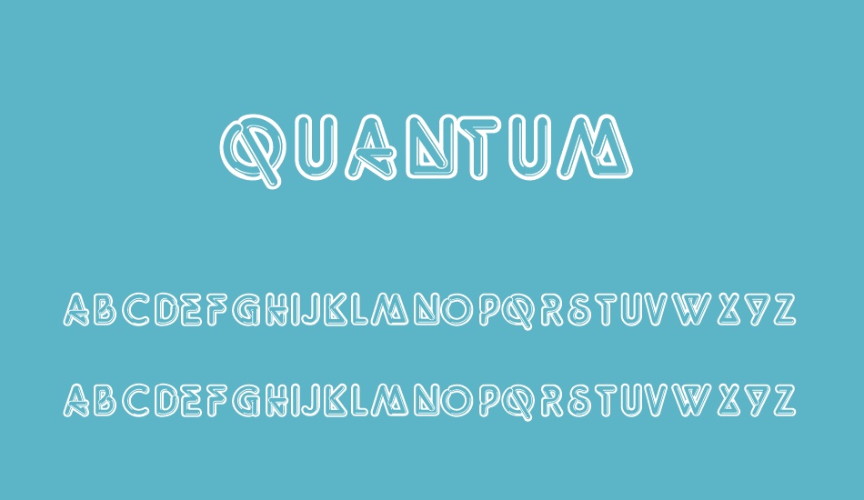 Quantum font