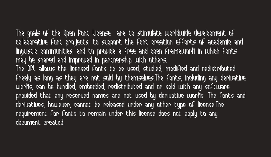 Quarantine BRK font 1