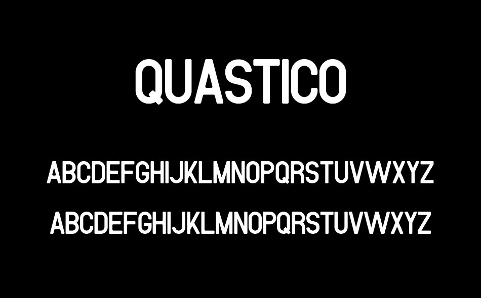 QUASTICO font