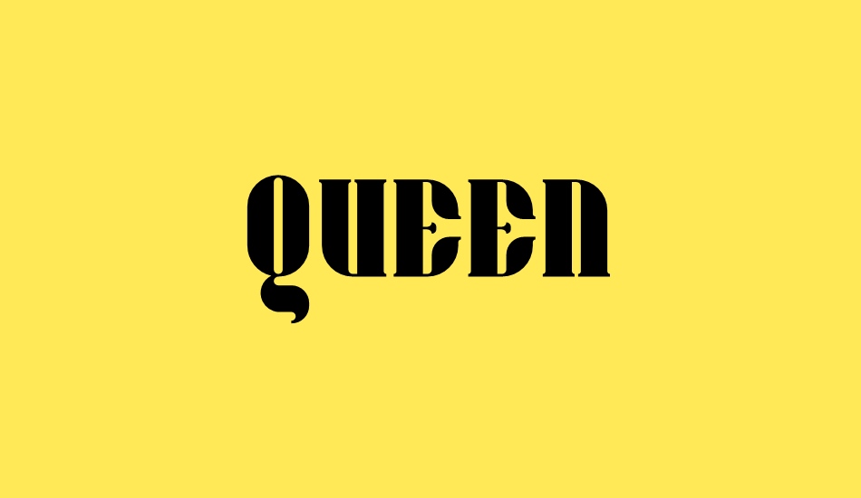 Queen font big