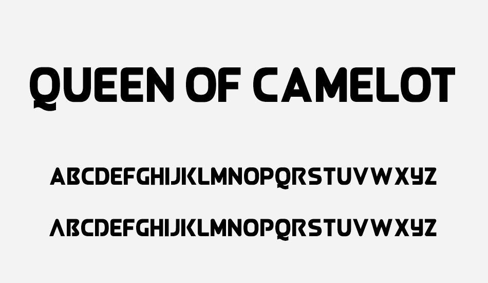 Queen of Camelot 2.0 font