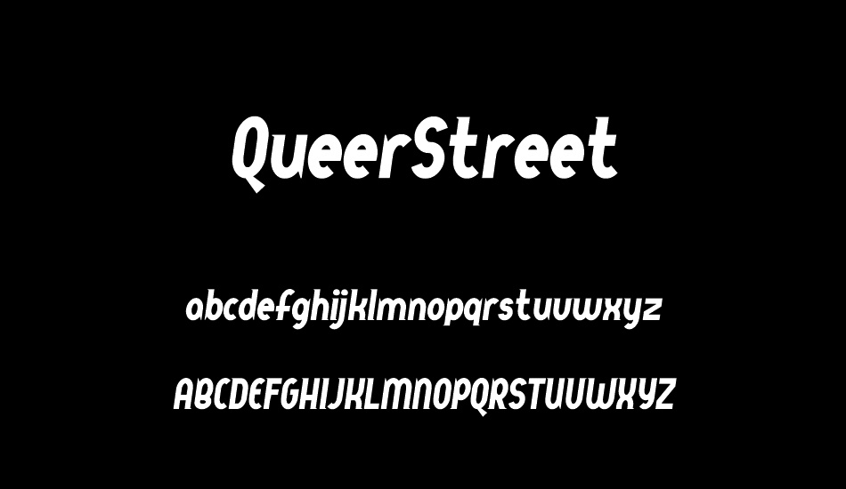 QueerStreet font