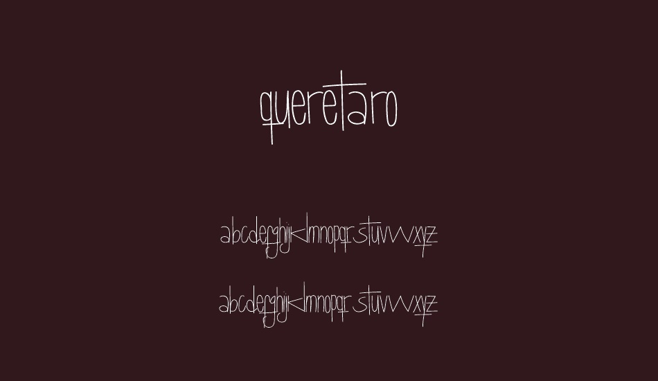 Queretaro font