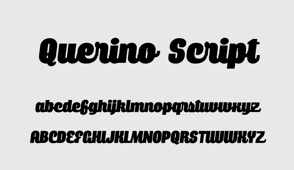 querino-script-personal-use font