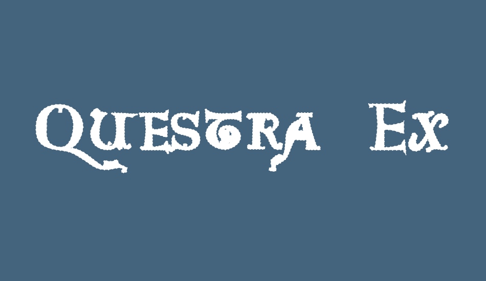 Questra Extra ST font big