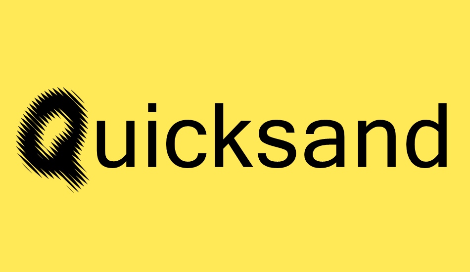 Quicksands font big