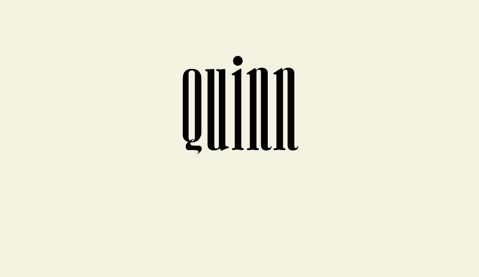 Quinn font big