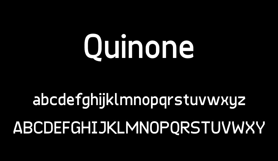 Quinone font