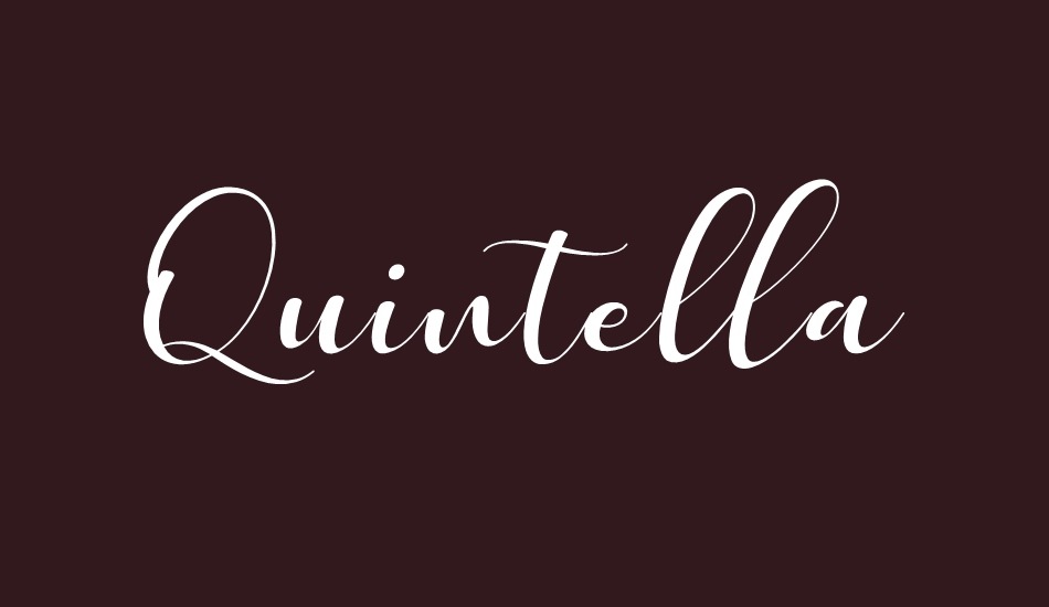 Quintella font big