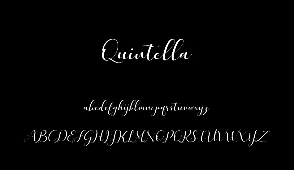 Quintella font