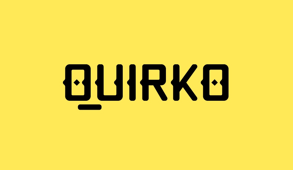 Quirko font big