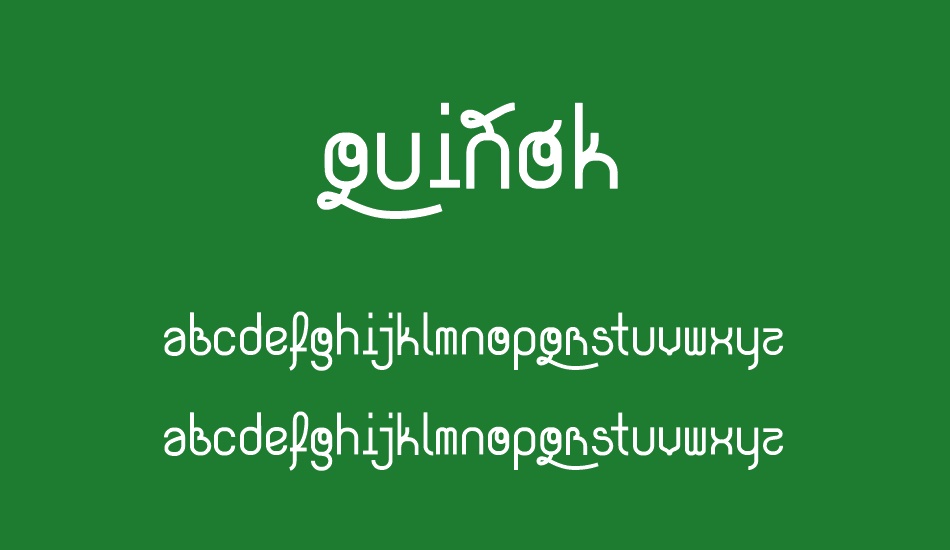 quiñók font