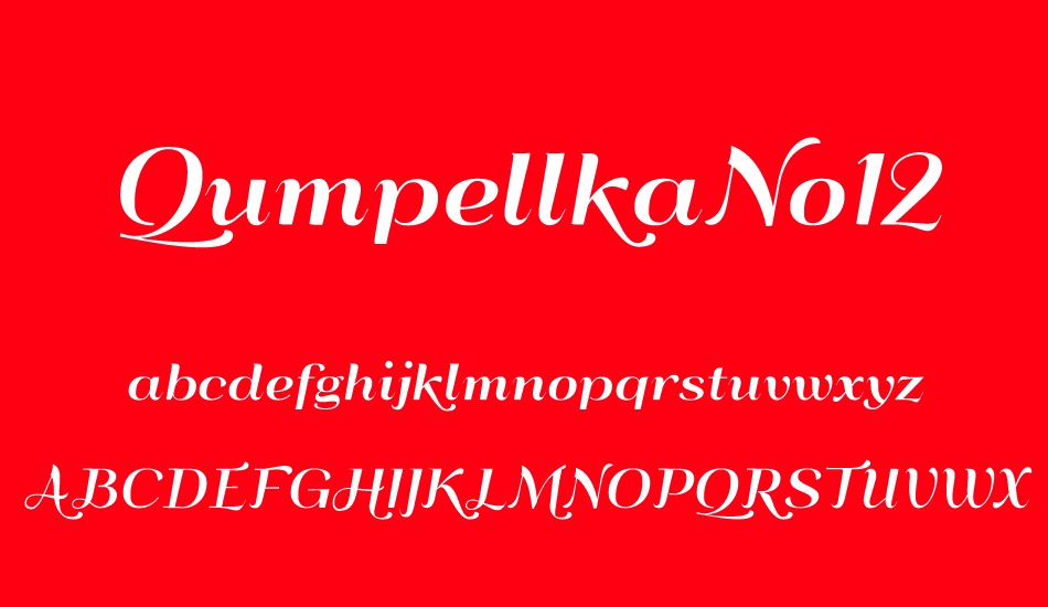 QumpellkaNo12 font