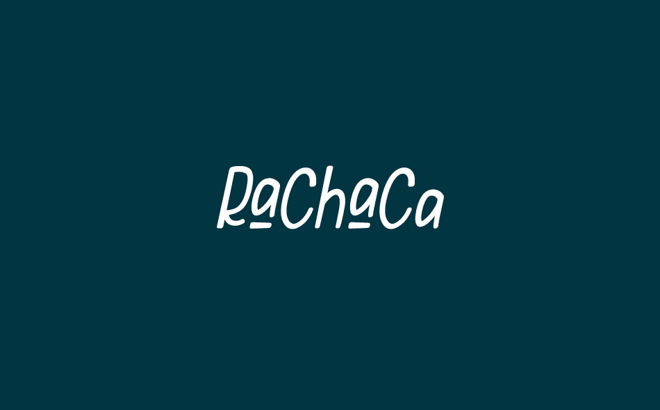 Rachaca font big