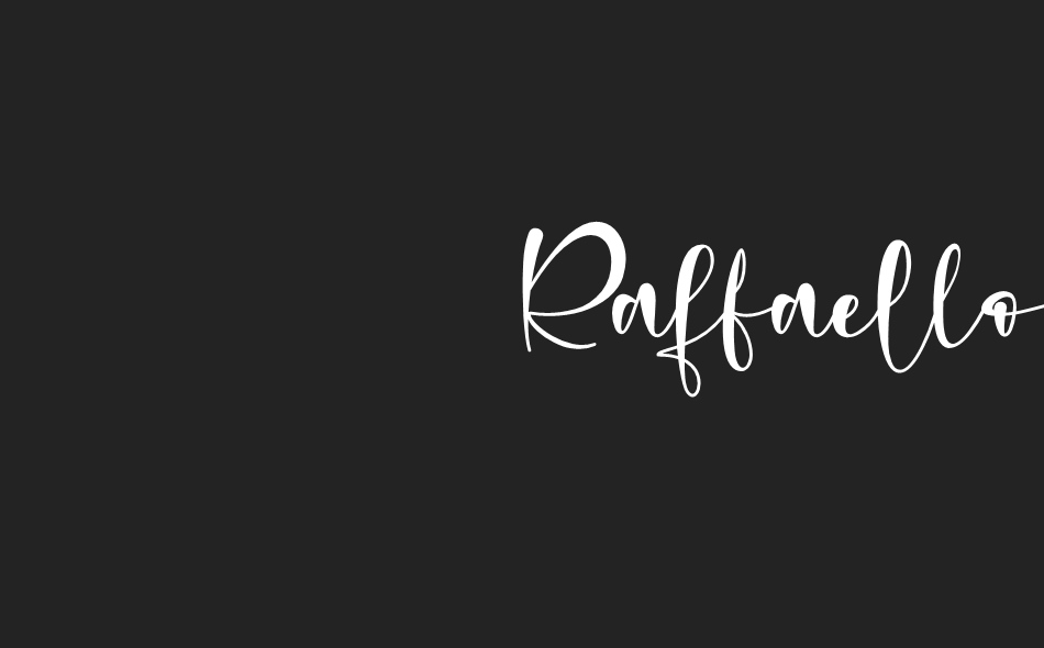 Raffaello font big