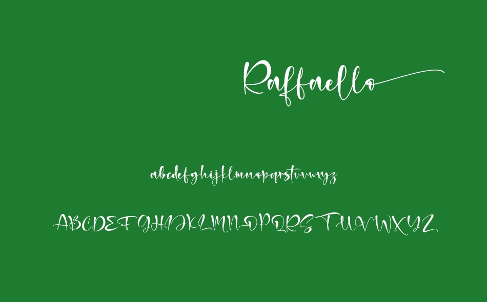 Raffaello font