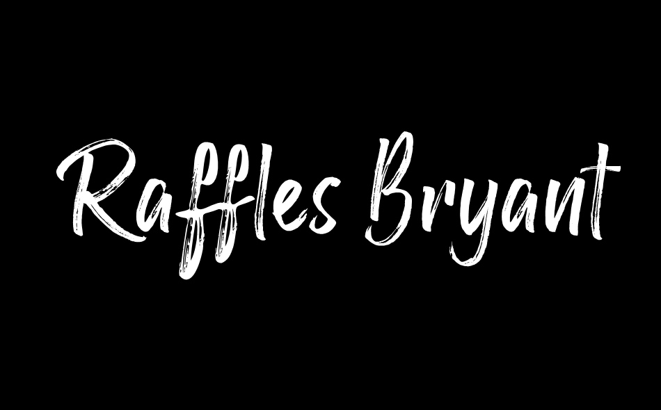 Raffles Bryant font big