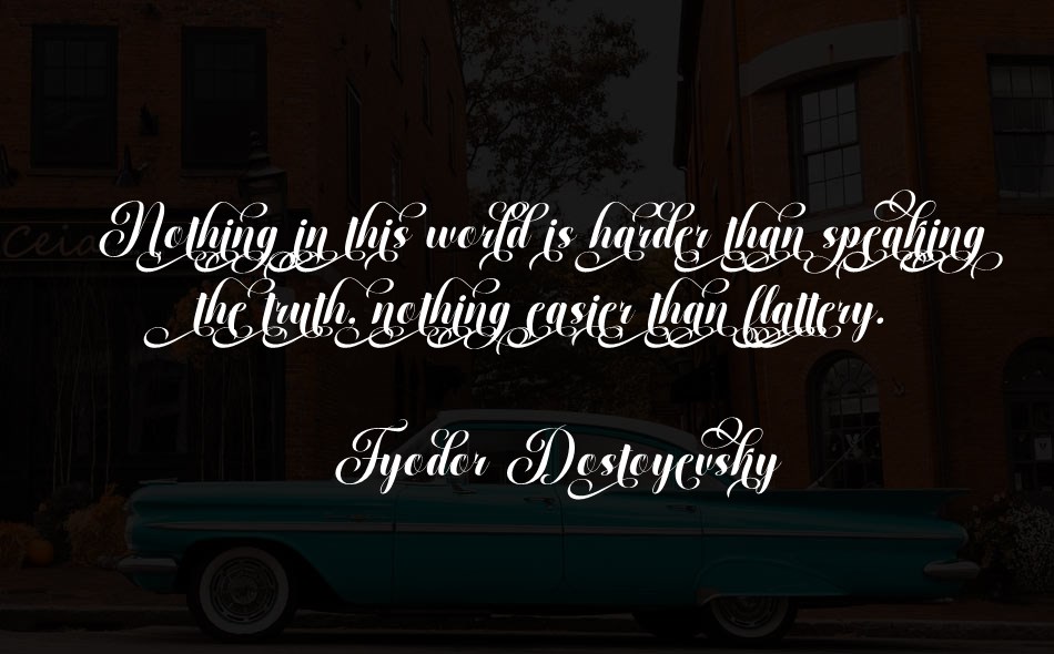 Rasdelia Calligraphy font text