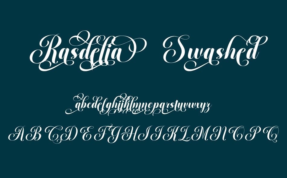 Rasdelia Calligraphy font
