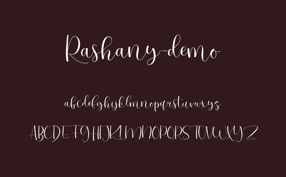 Rashany font