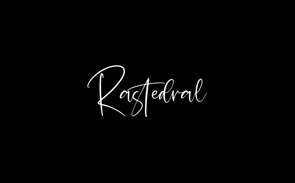 Rastedral font big