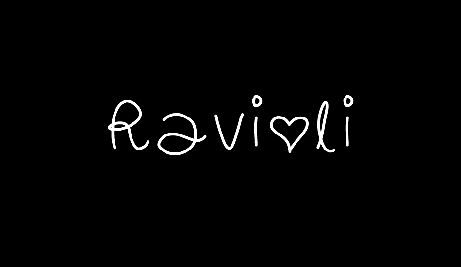 Ravioli font big