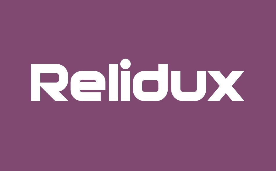 Relidux font big