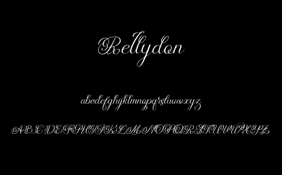 Rellydon font