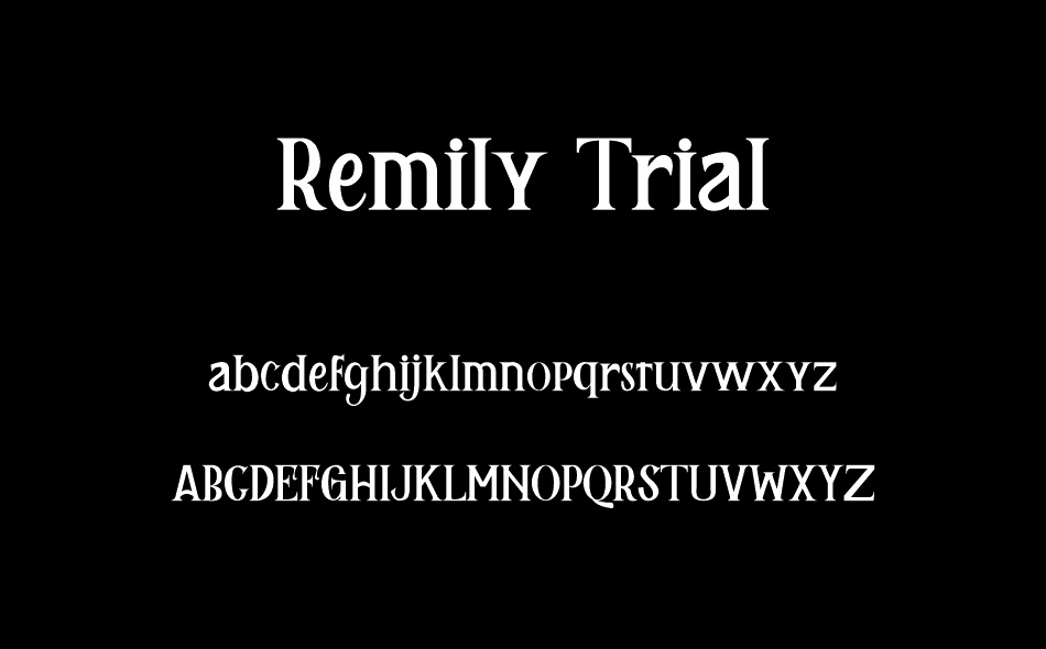 Remily font