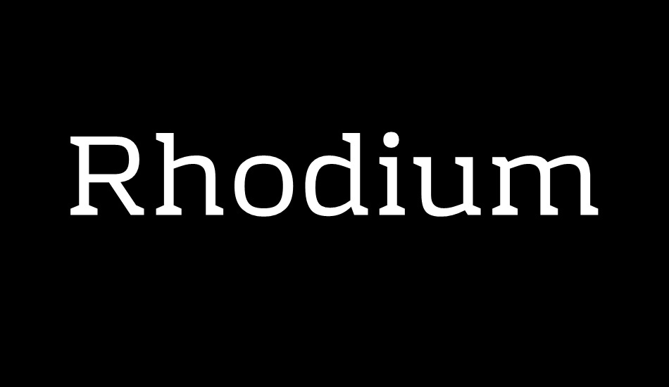 rhodium-libre font big