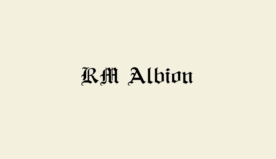 rm-albion font big