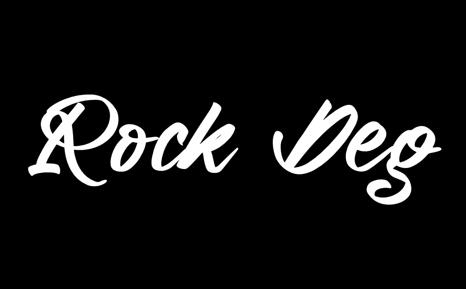 Rock Degun font big