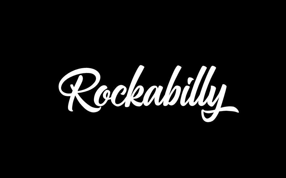 Rockabilly font big