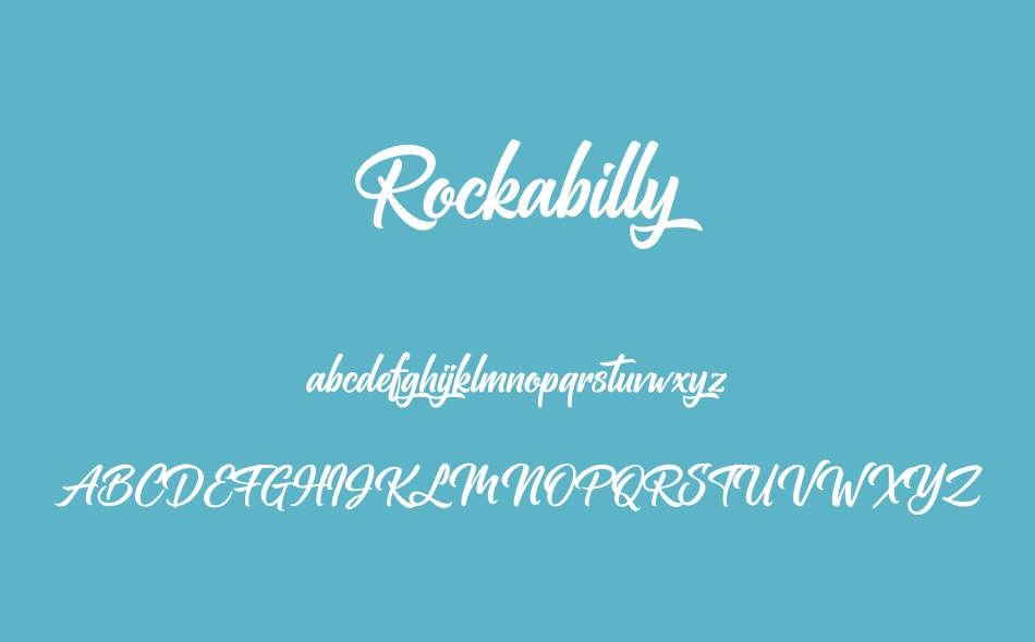 Rockabilly font