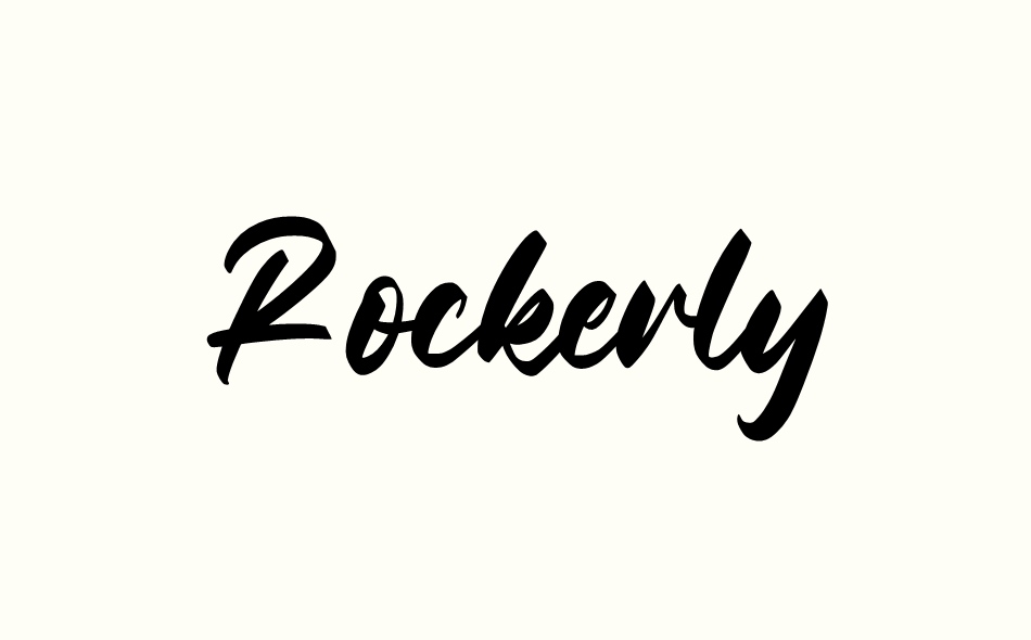 Rockerly font big