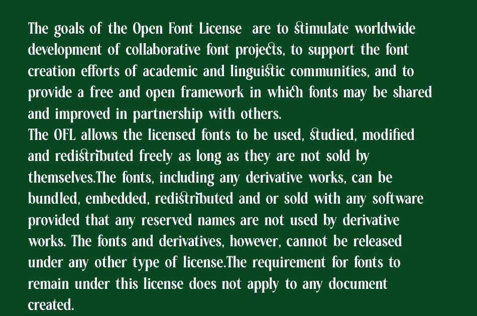 Rodagile font 1