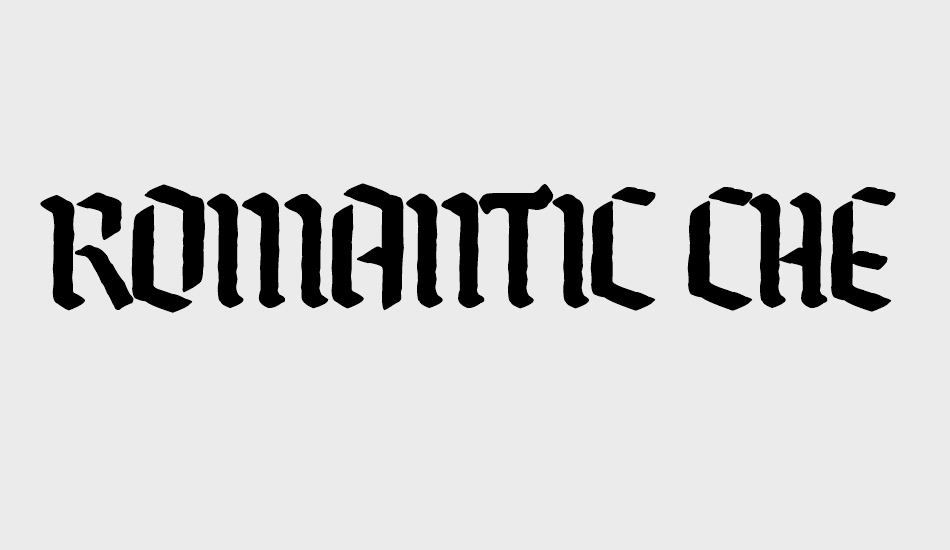 romantic-chemicals font big